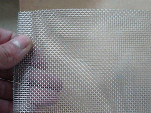 aluminum wire mesh in ss color or black color